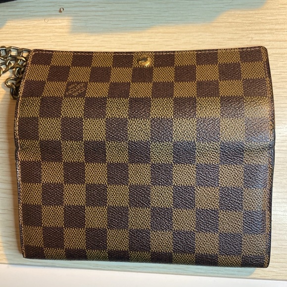 Louis Vuitton Vintage Damier Ebene Canvas Sarah Wallet EUC - Picture 6 of 15